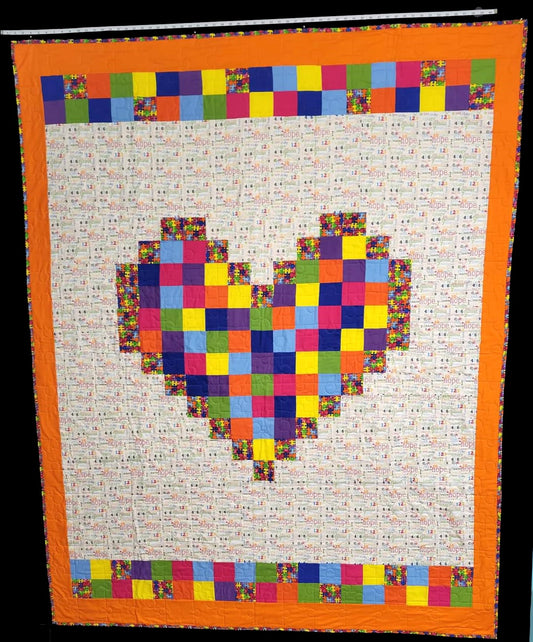 Colorful Autism Quilt