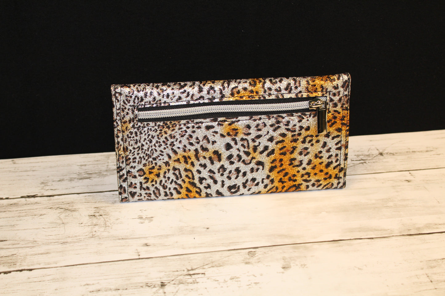 Silver Animal Print Architect Women's Wallet