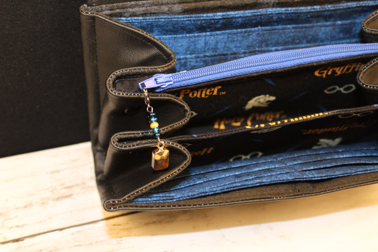 Potter Black and Blue Women's NCW Wallet Wristlet