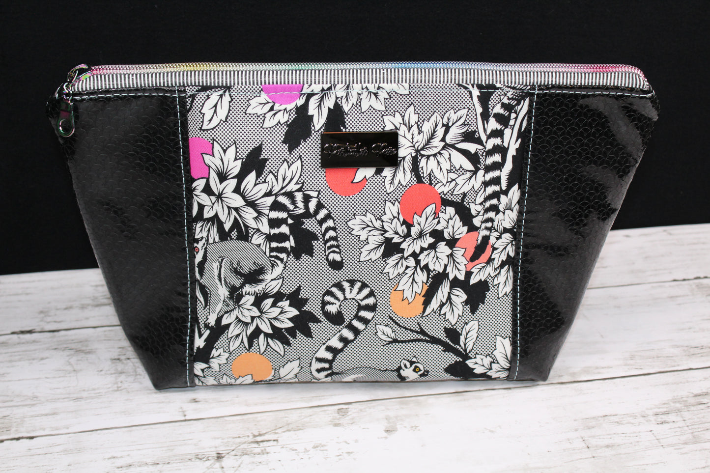 Peek a Boo Lemur Tula Pink Beauty Pouch