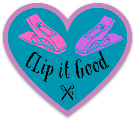 Clip it Good Die Cut Sticker